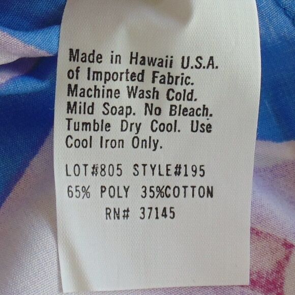 new Vintage HILO HATTIE True Wrap/Sarong/Pareo, OS, Blue Floral, Maxi Dress - Picture 15 of 16